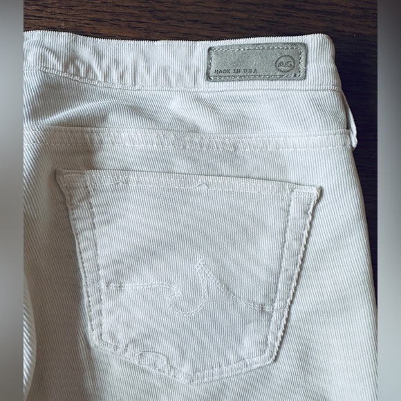 AG The Ballad Women's Slim Boot soft corduroy in cream - Picture 3 of 7